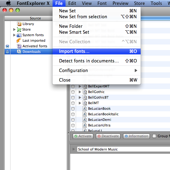 Font Management Linotype FontExplorer X Envato Tuts+