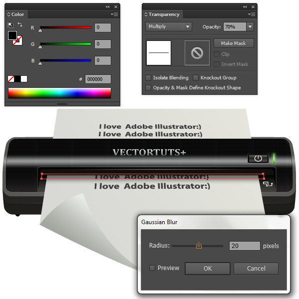 How to Vector a Portable Scanner in Adobe Illustrator CS6