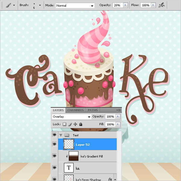 Create a Colorful Cake Illustration in Photoshop