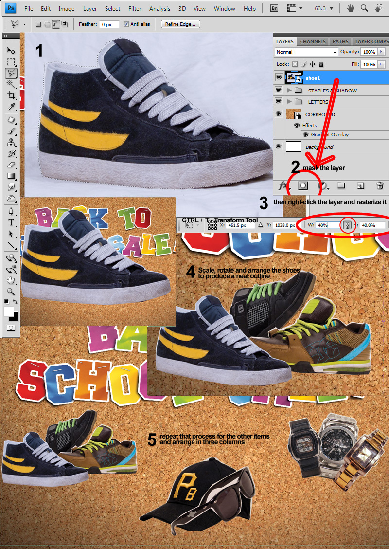 Create a Handmade "Back to School" Style Postcard | Envato Tuts+