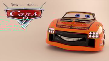Free 3D Model From Pixar's Cars 2