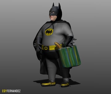 Cgtuts+ 3d cg Juan Carlos Batman critique