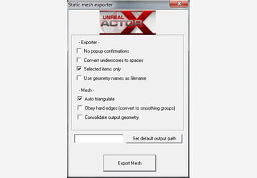 Maya To UDK Workflow: Importing Static Meshes from Maya to UDK