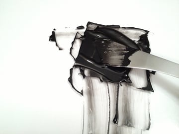 work the ink with your putty knife