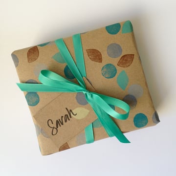 the red thread stamping - giftwrap