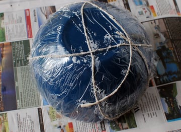 the red thread string bowl Step 4