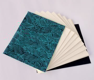 Push the awl through each hole in all of your book pages