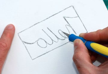 paper cutting fundamentals curved lines