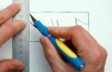 papercutting fundamentals straight lines