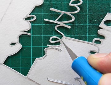 papercutting tricky letters e 5