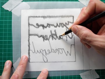 papercutting tricky letters scribbling