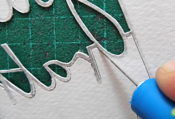 papercutting tricky letters y 3