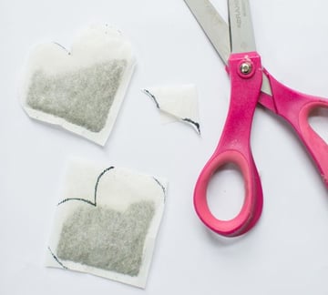 Cut tea bag