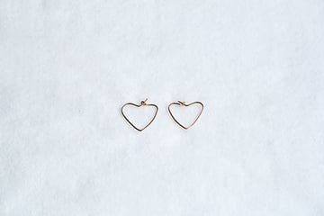 hoop earring hearts