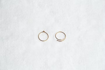 hoop earring wire loops