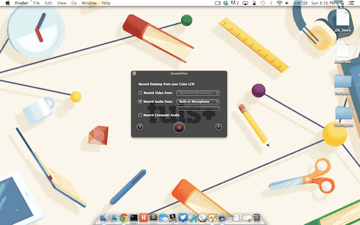 Starting a basic screenflow recording