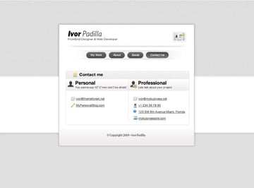 vCard Professional Portfolio