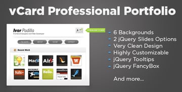 vCard Professional Portfolio