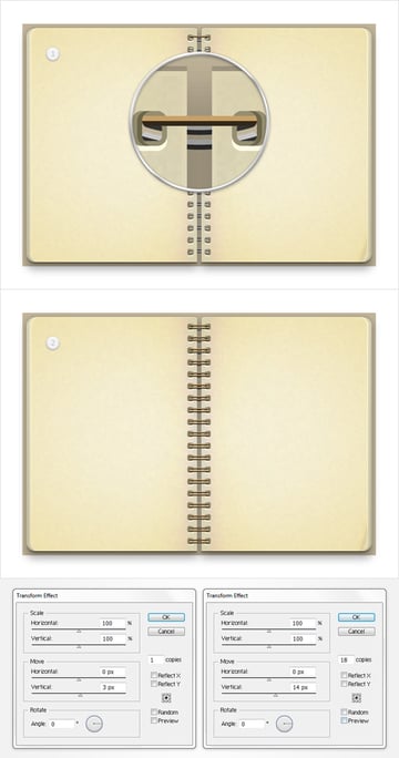 Vintage Notebook Illustration