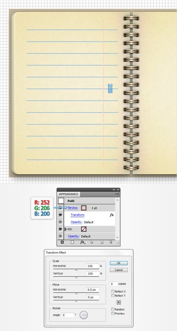 Vintage Notebook Illustration