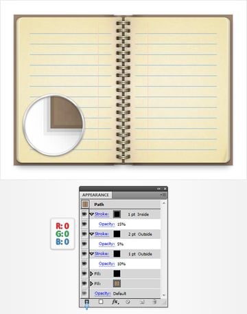 Vintage Notebook Illustration