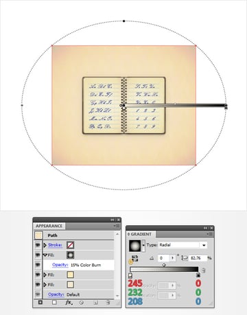 Vintage Notebook Illustration