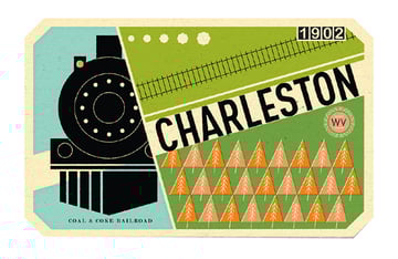 Charleston-label