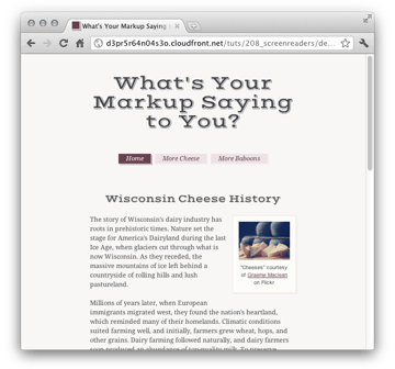 What's Your Markup Saying to You Demo