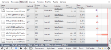 Using Inspect element to determine the number of Using Inspect element tool to determine the number of HTTP requestHTTP request