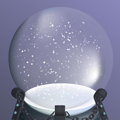 Dragon in a Snow Globe: Make It Snow!