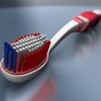 Modellieren und rendern einer realistischen Zahnbürste in Maya