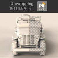 UV Mapping a High Poly World War II Willys Jeep in Modo - Part 2