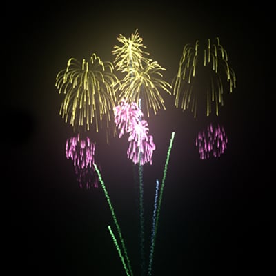 Creating Fireworks With Particles in Maya