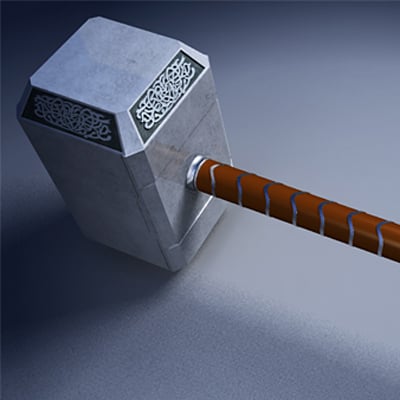 Building Thor's Hammer in Maya: Part 1