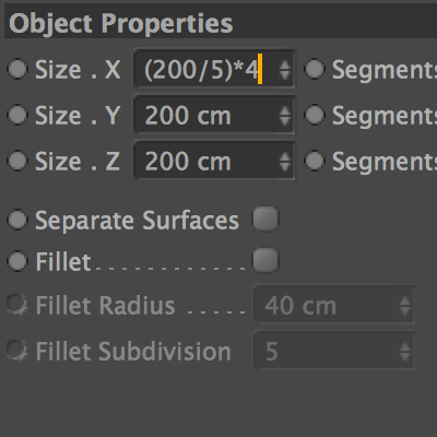 Quick Tip: Using Value Fields to Enter Calculations in Cinema 4D