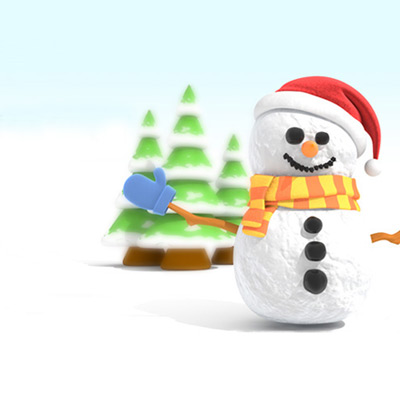 Create a Stylized Snowman and Xpresso Driven Trees in Cinema 4D - Part 1