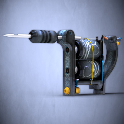 Constructing a Strikingly Accurate Tattoo Gun in Maya - Part 1