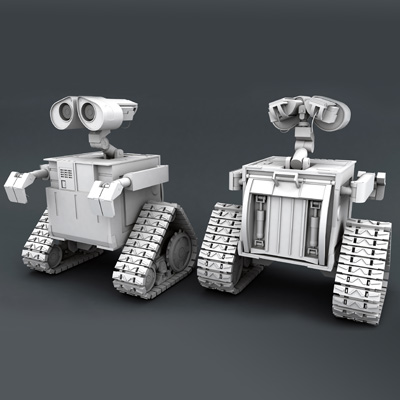Recreating Pixar's Wall-e in High Poly Using Maya 2012: Part 1