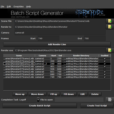 Quick Tip: Create a Batch Script to Render Maya Scenes