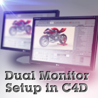 Quick Tip: Setting Up A Dual Monitor Workspace In Cinema 4D