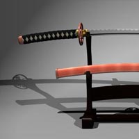 Modellieren, Texturieren und Rendern des legendären Katana in Maya: Teil 1