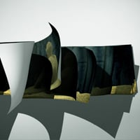 Erstellung von einer fliegenden Papieranimation in 3D Studio Max mit denkenden Partikeln