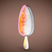 Creating an Ice Cream Bar Animation with Maya, RealFlow And AE - Part 1