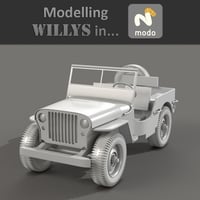 Modellierung eines Willys Jeeps aus dem Zweiten Weltkrieg in Modo - Teil 4