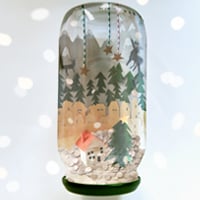 Create a Wondrous Winter Wonderland in a Jam Jar 