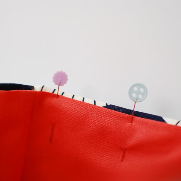 the red thread envelope clutch Step 7a