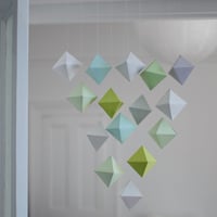 Make a Beautiful Paper Polyhedron Mobile