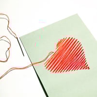 Create a Beautiful Hand-Embroidered Valentine's Day Card