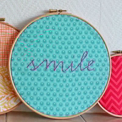 Create a Gorgeous Display of Rainbow Hoop Wall Art