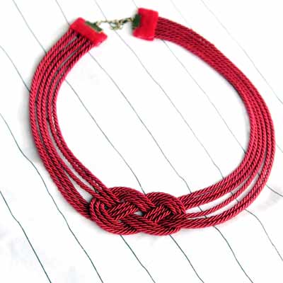 Make a Gorgeous Nautical Knot Rope Necklace
